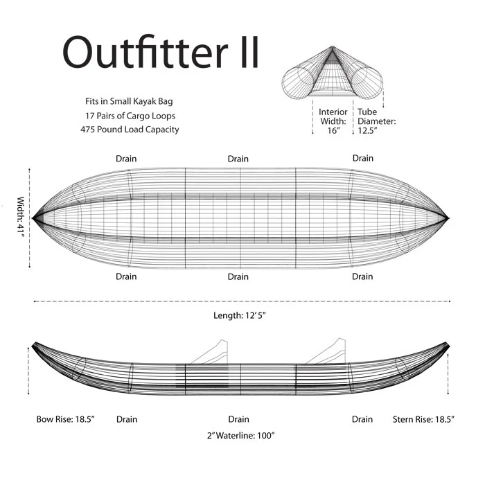 AIRE Outfitter II Inflatable Kayak - Image 13