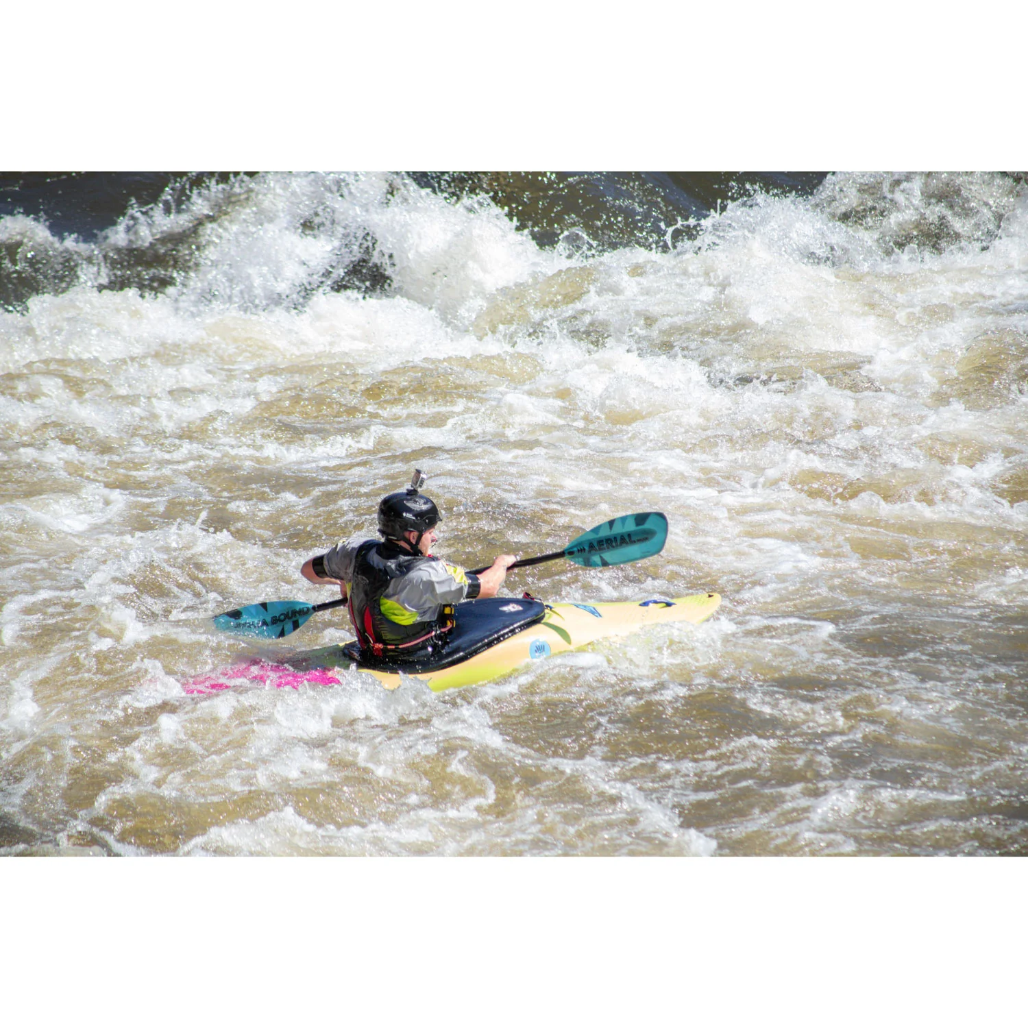 Aqua-Bound Aerial Major Fiberglass Bent Shaft 1-Piece Kayak Paddle - Image 11