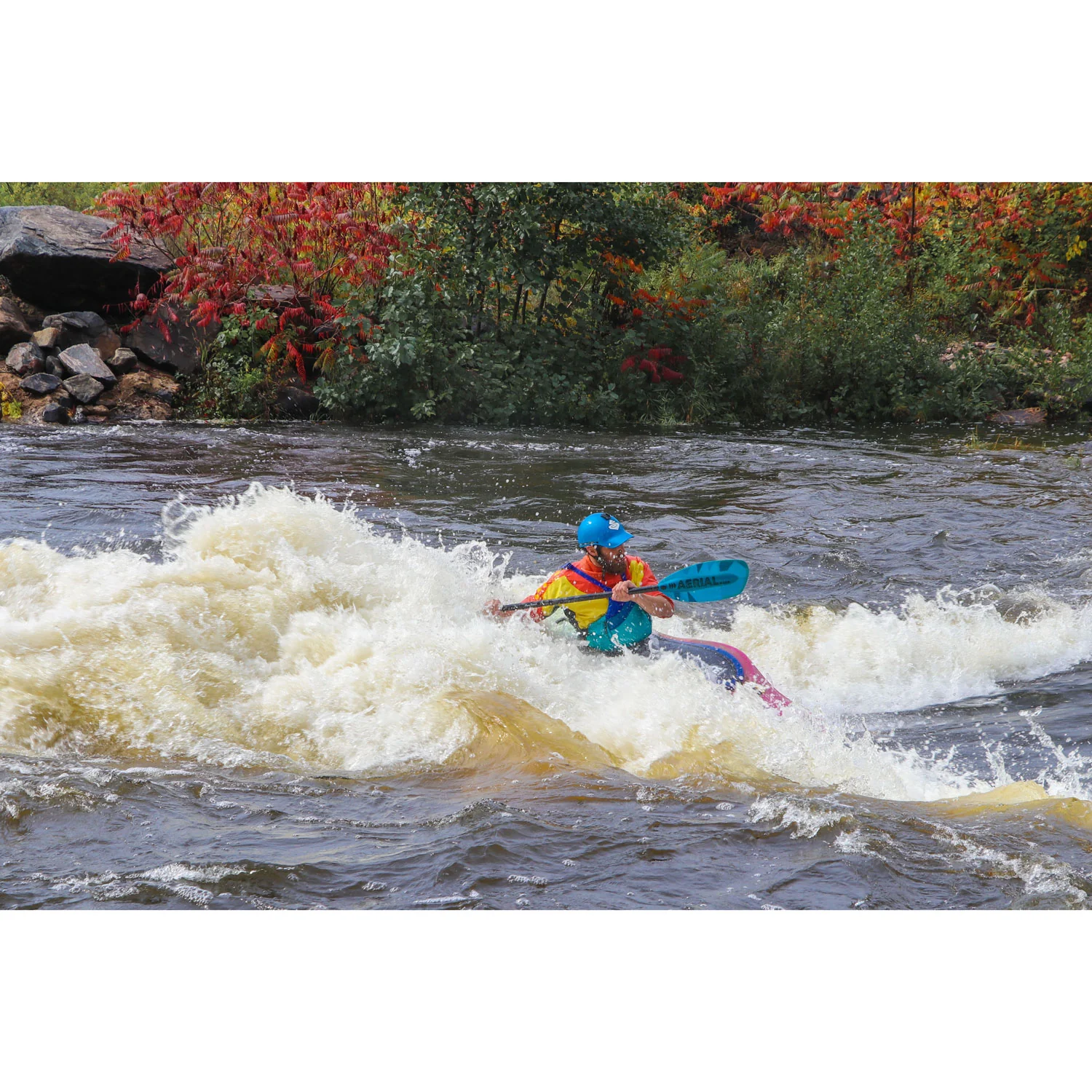 Aqua-Bound Aerial Major Fiberglass Straight Shaft 1-Piece Kayak Paddle - Image 12