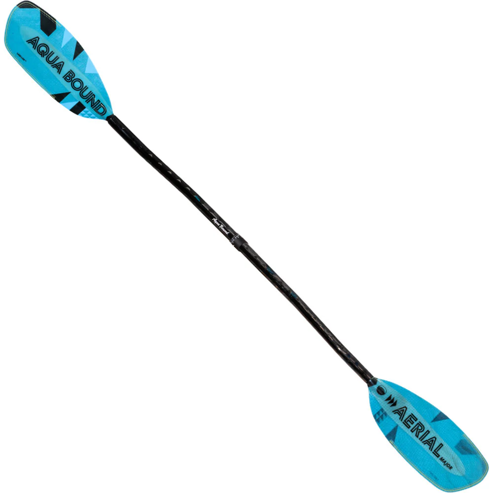 Aqua-Bound Aerial Major Fiberglass Versa-Lok Bent Shaft 2-Piece Kayak Paddle