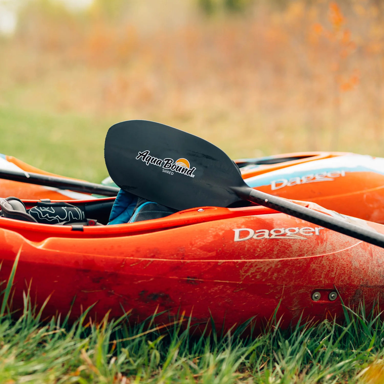 Aqua Bound Shred Carbon 4-Piece Whitewater Kayak Paddle - Image 9