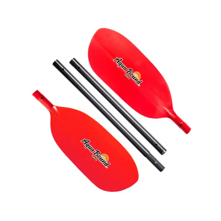 Aqua-Bound Shred Fiberglass Straight Shaft 4-Piece Kayak Paddle - Image 2