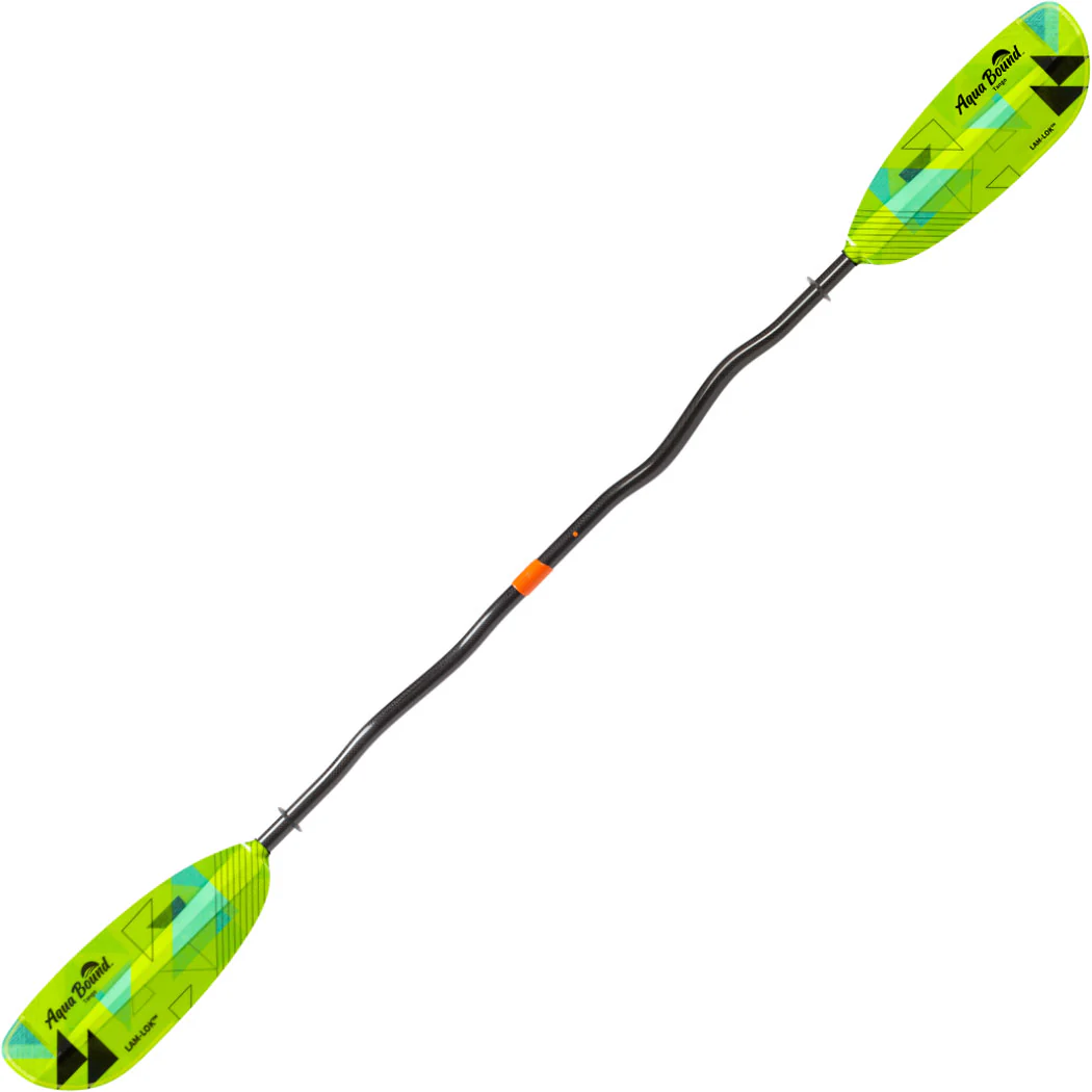 Aqua Bound Tango Fiberglass Bent Shaft Posi-Lok 2-Piece Kayak Paddle - Image 4
