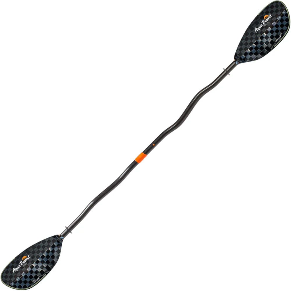 Aqua Bound Whiskey Carbon Bent Shaft Posi-Lok 2-Piece Kayak Paddle