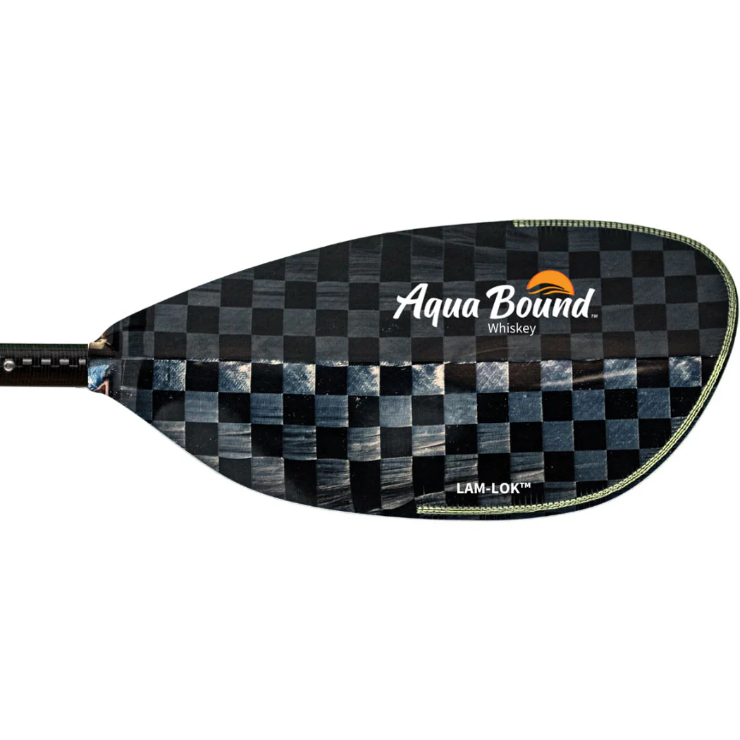 Aqua Bound Whiskey Carbon Straight Shaft Posi-Lok 4-Piece Kayak Paddle - Image 3