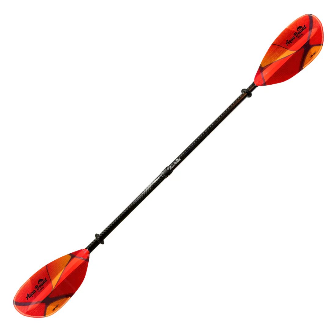 Aqua Bound Whiskey Fiberglass Straight Shaft Versa-Lok 2-Piece Kayak Paddle - Image 4