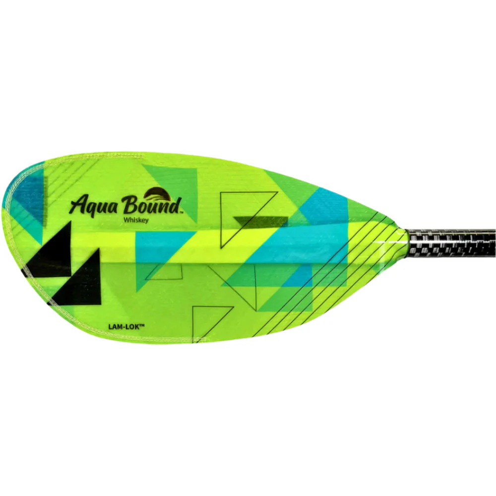Aqua Bound Whiskey Fiberglass Bent Shaft Posi-Lok 2-Piece Kayak Paddle - Image 3