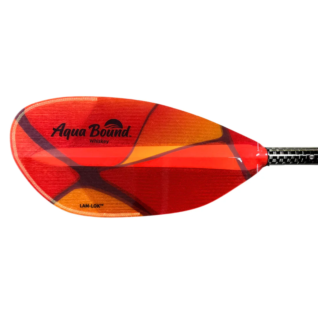 Aqua Bound Whiskey Fiberglass Bent Shaft Posi-Lok 2-Piece Kayak Paddle - Image 7