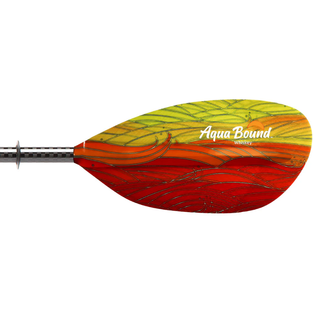 Aqua Bound Whiskey Fiberglass Straight Shaft 2-Piece Kayak Paddle - Image 7