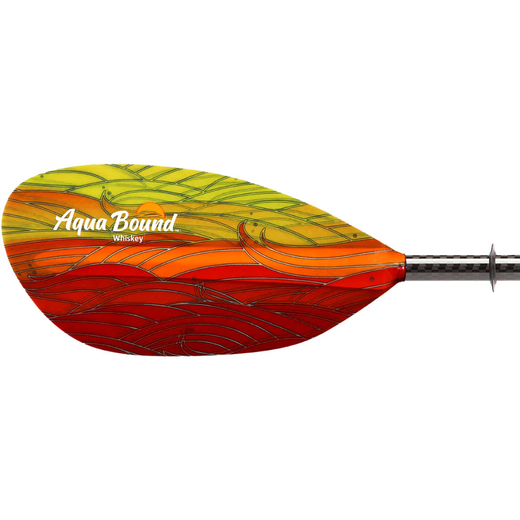 Aqua Bound Whiskey Fiberglass Straight Shaft 2-Piece Kayak Paddle - Image 8