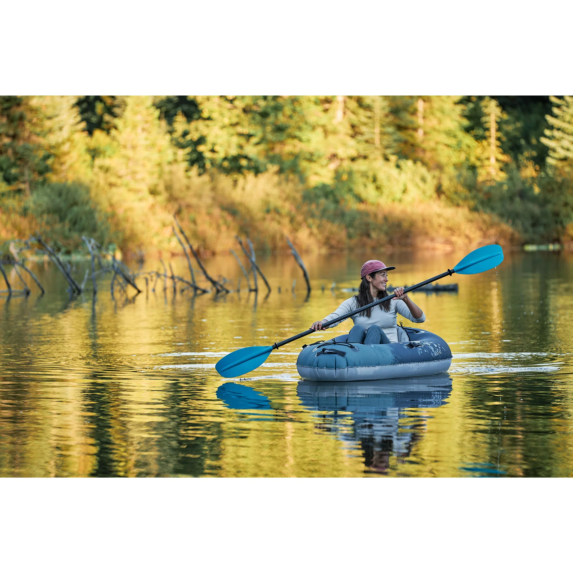 Aquaglide Backwoods Purist 65 Ultralight Inflatable Kayak - Image 4