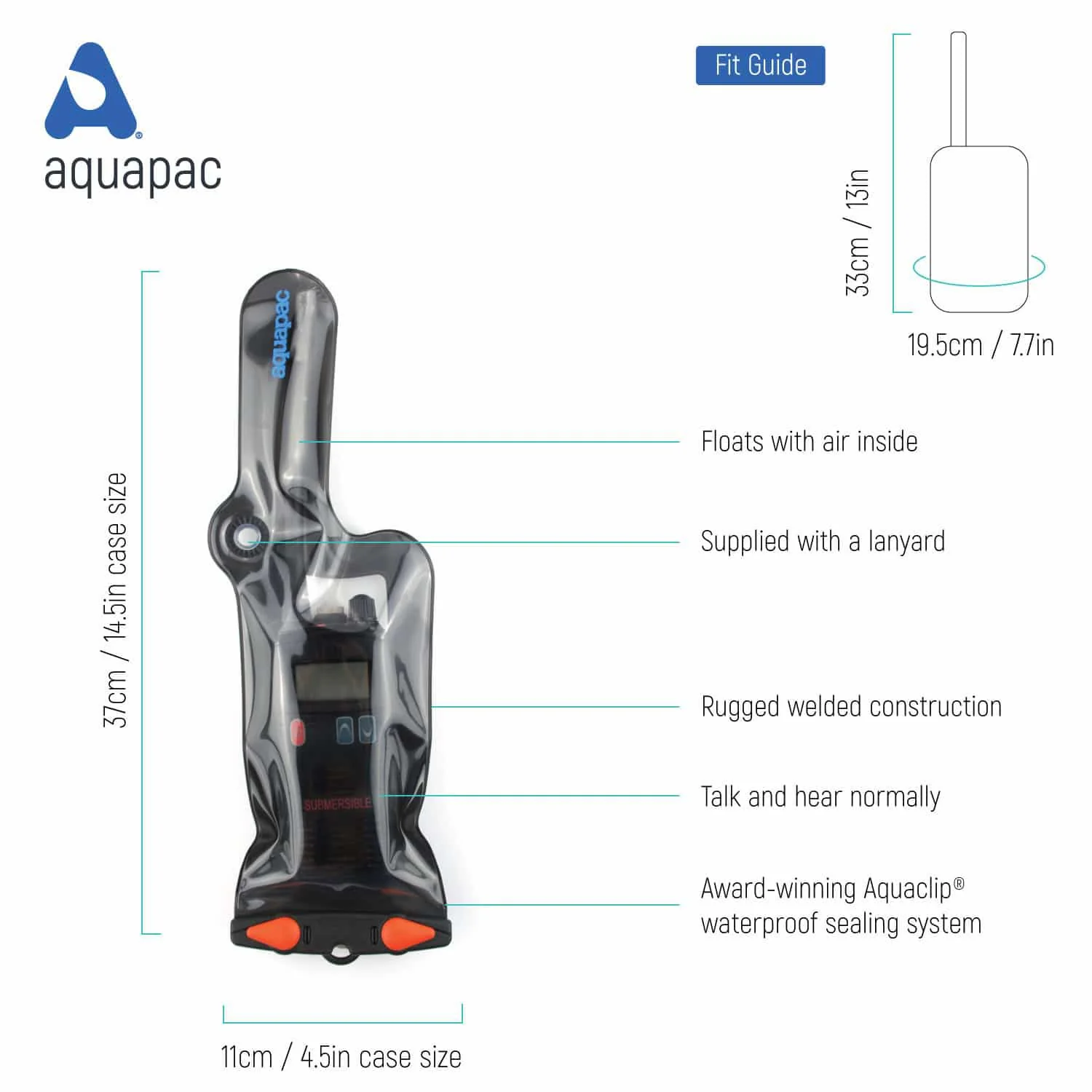 Aquapac VHF Radio Classic Dry Case - Image 4