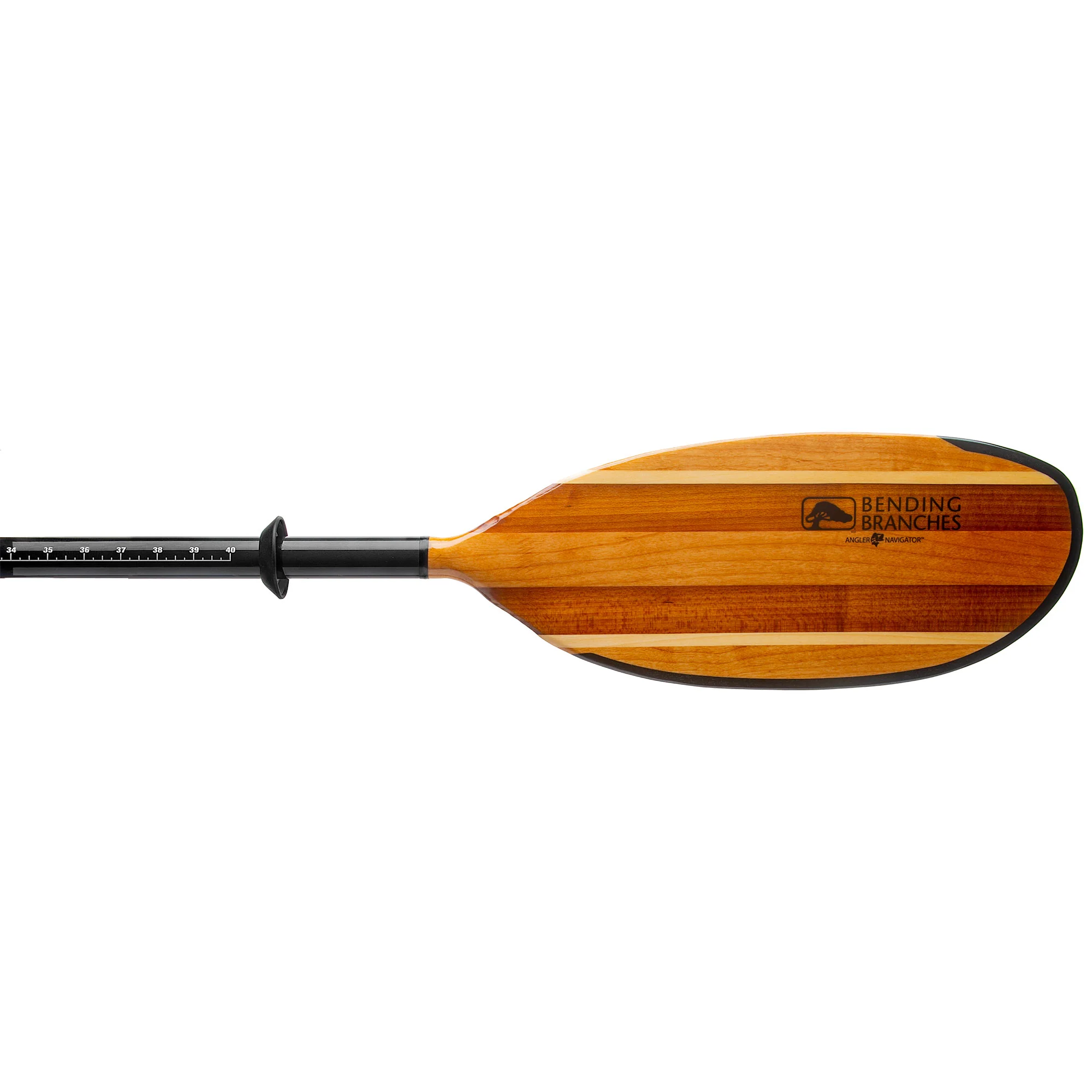 Reboxed Bending Branches Angler Navigator Hybrid Wood 2-Piece Kayak Paddle - Image 3