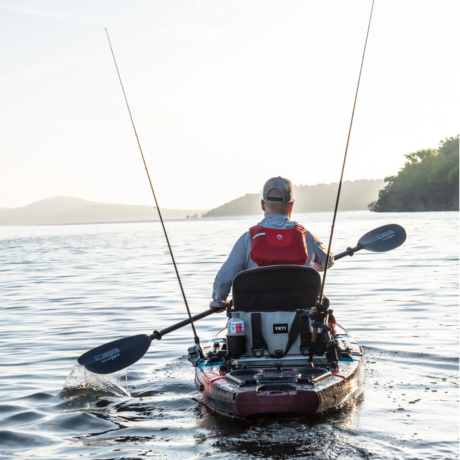 Reboxed Bending Branches Angler Pro Carbon Straight Shaft 2-Piece Kayak Paddle - Image 5