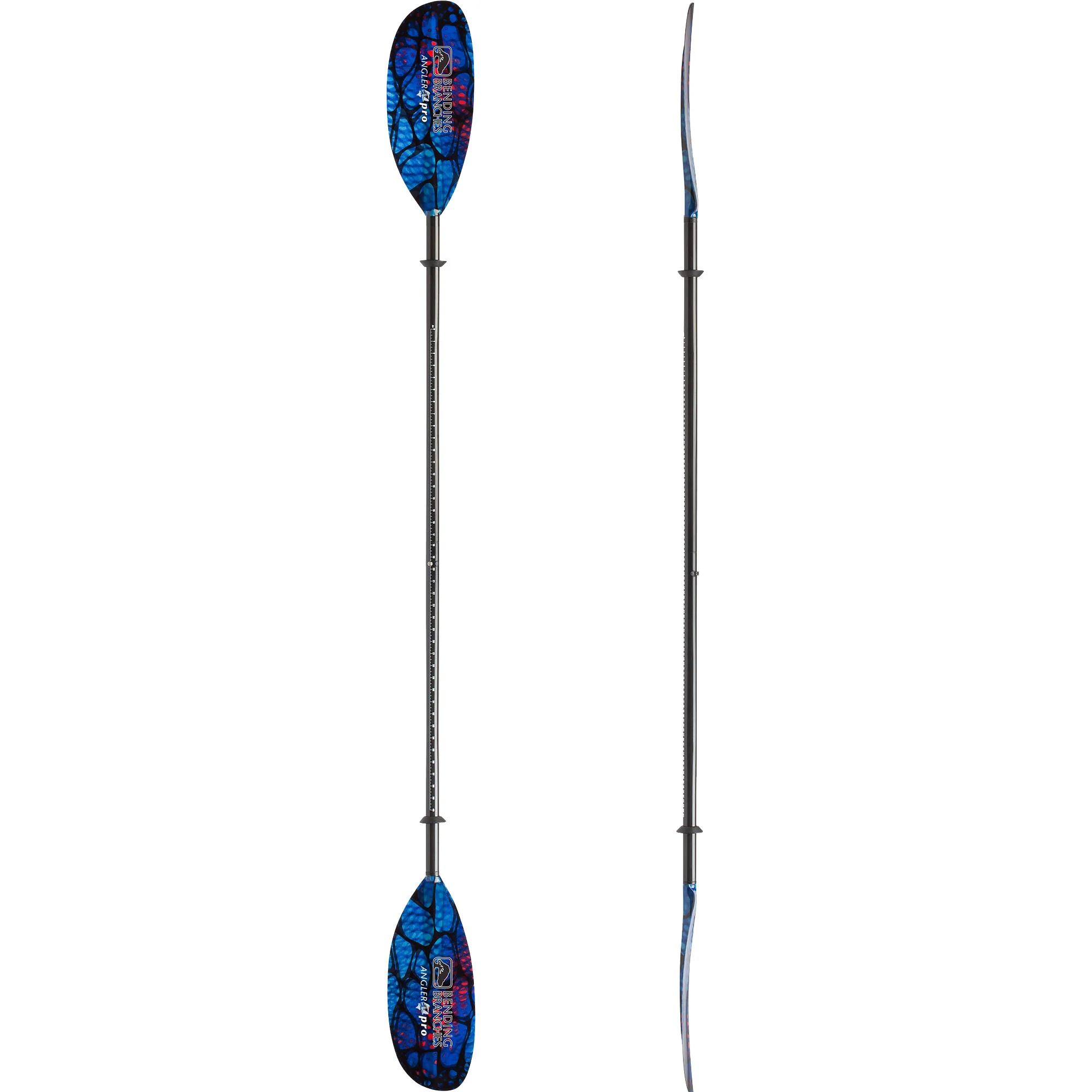 Reboxed Bending Branches Angler Pro Fiberglass Straight Shaft 2-Pc Kayak Paddle - Image 4
