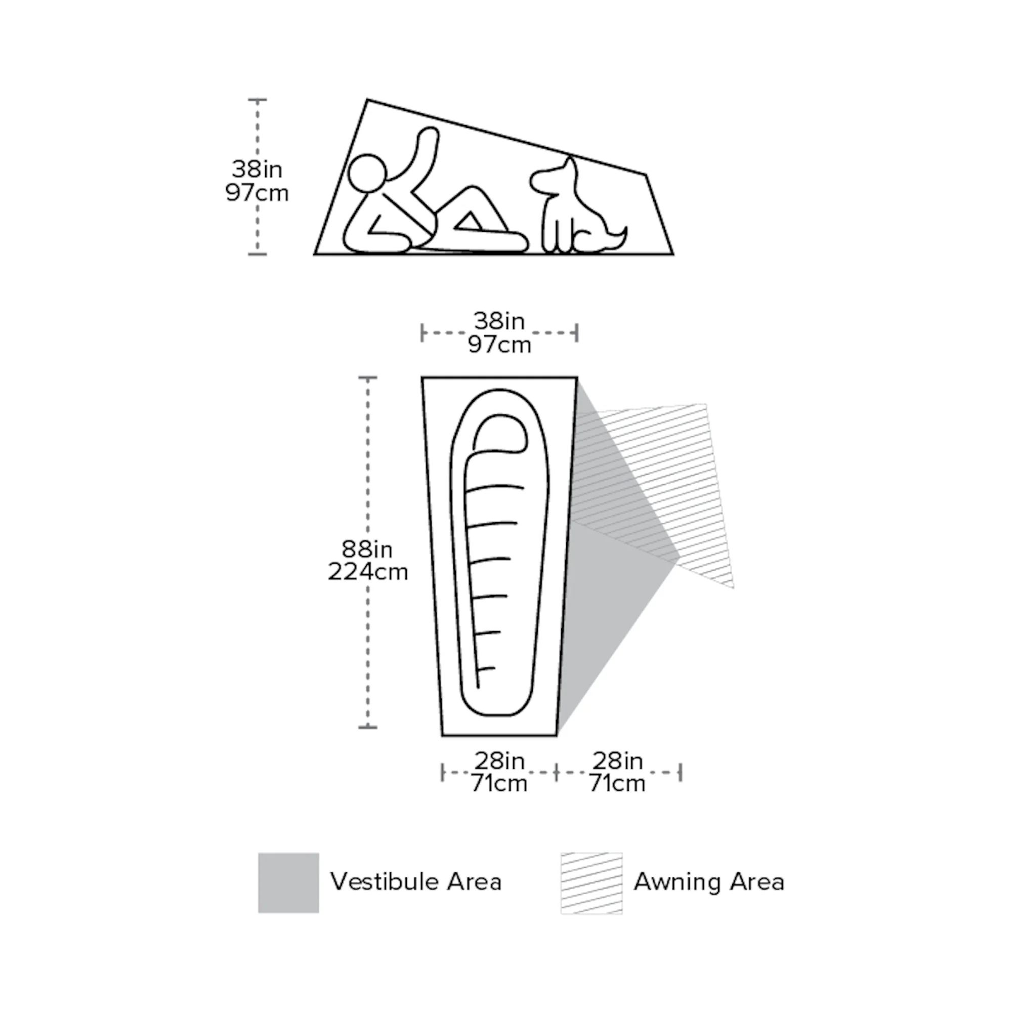 Big Agnes Copper Spur HV UL 1 Person Backpacking Tent (Closeout) - Image 7