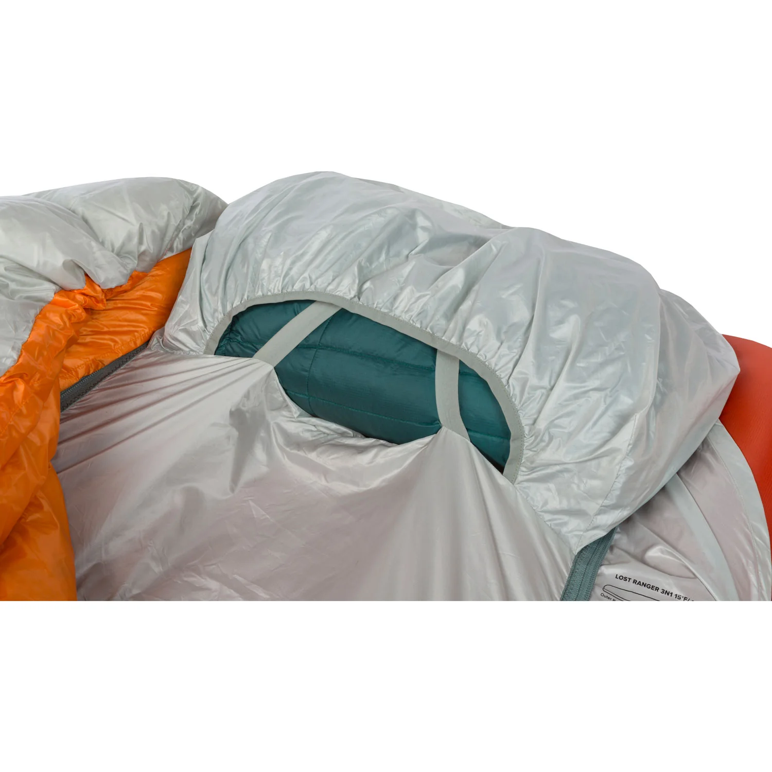 Big Agnes Lost Ranger 3N1 15 Degree Down Sleeping Bag - Image 7