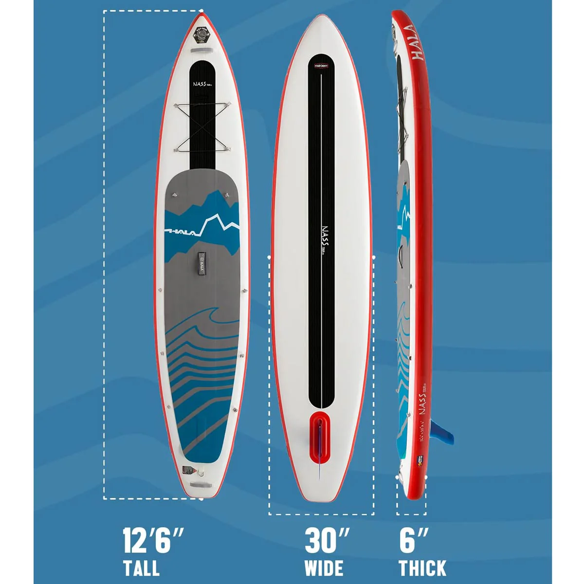 Hala Nass Tour EX Inflatable Stand-Up Paddle Board (SUP) - Image 3