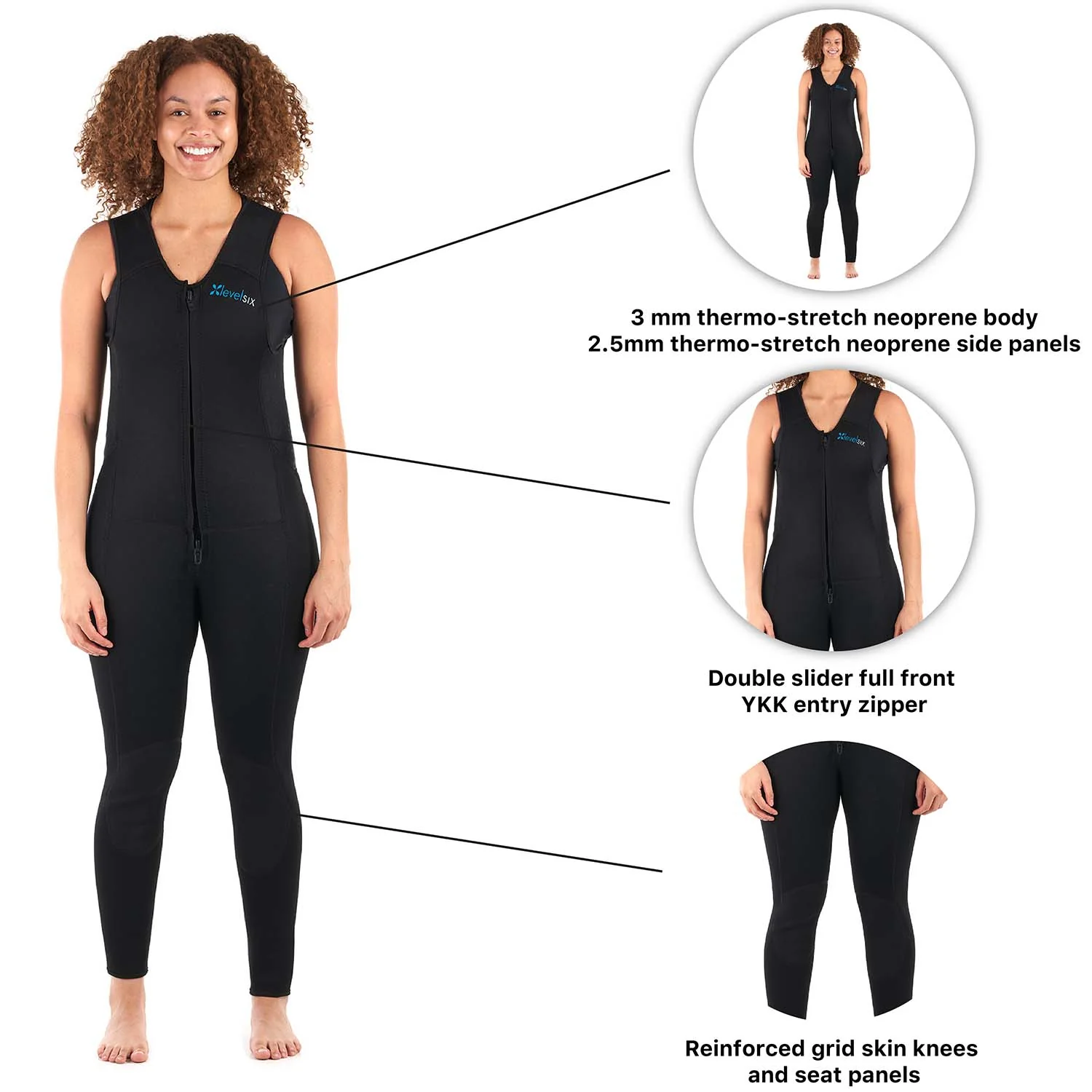 Level Six Women's Farmer Jane 3mm Wetsuit - Image 3