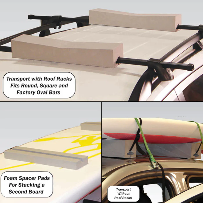 Malone Deluxe Stand-Up Paddle Board/Surfboard Roof Rack (Closeout) - Image 3