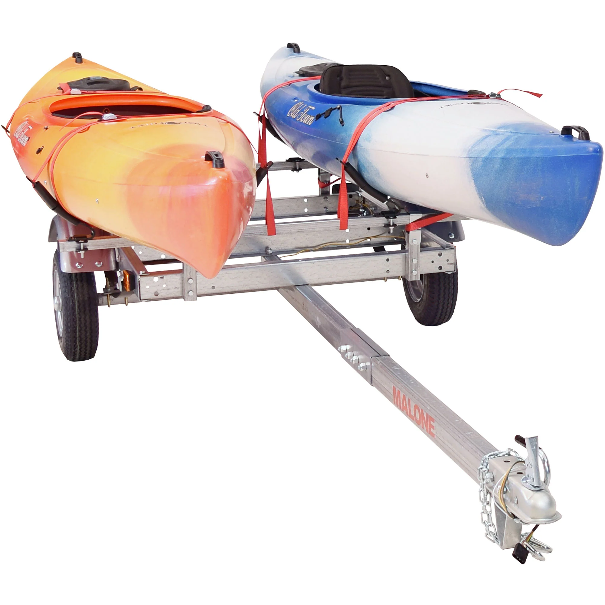 Malone EcoLight 2-Boat V-Rack Kayak Trailer Package - MPG586XV - Image 4