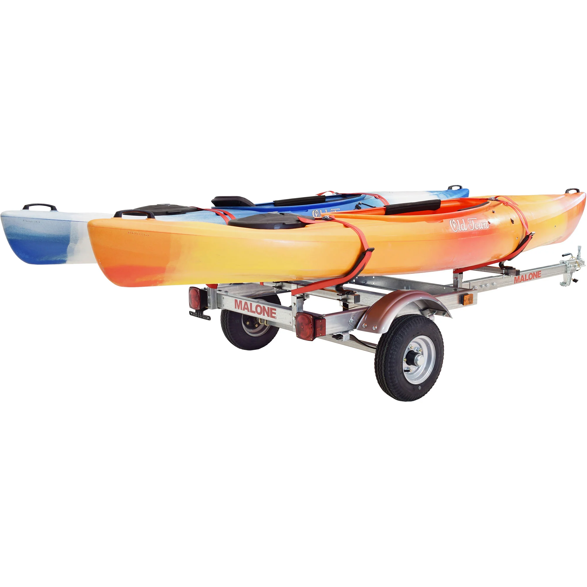 Malone EcoLight 2-Boat V-Rack Kayak Trailer Package - MPG586XV - Image 5