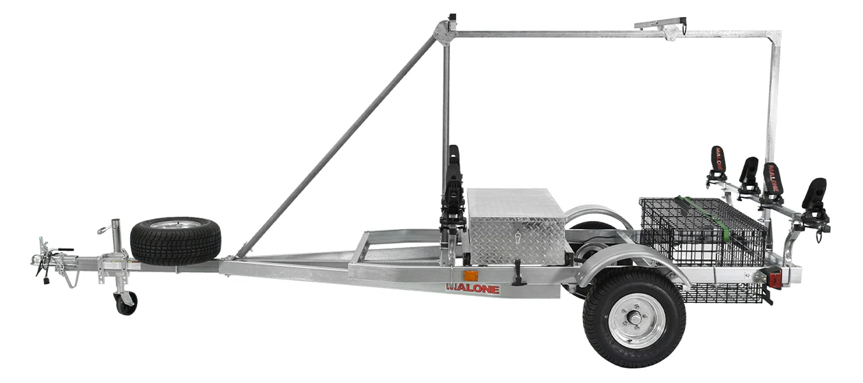 Malone MegaSport 2-Boat SaddleUp Pro Trailer Package w/ 2nd Tier - MPG550-TU - Image 2