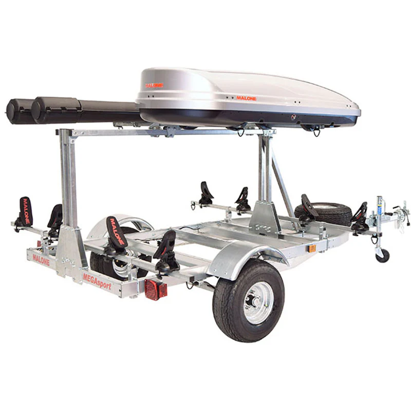 Malone MegaSport LowBed 2-Boat Saddle Up Pro Kayak Trailer Package with 2nd Tier - MPG550-LBS - Image 2