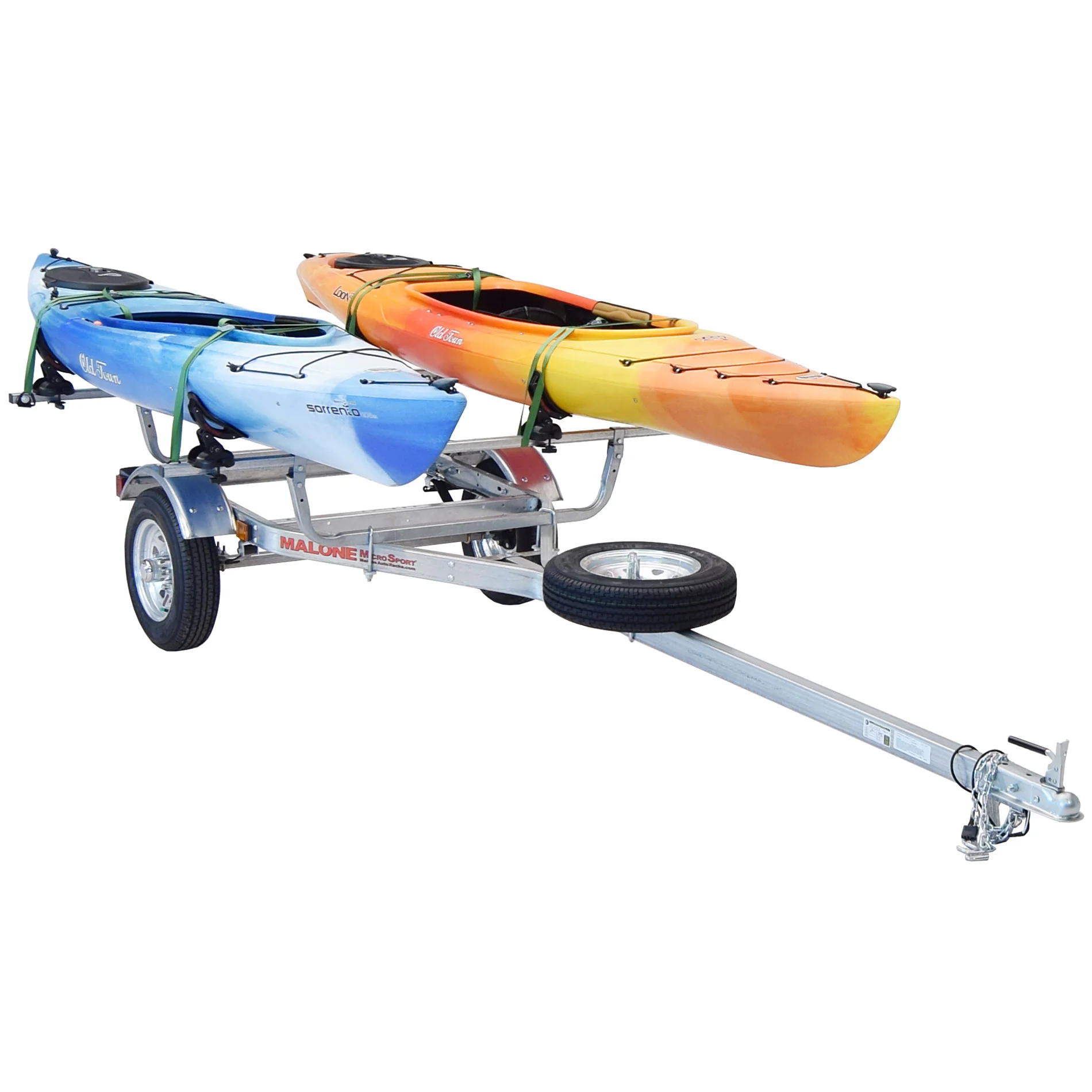 Malone MicroSport 2-Boat Saddle Up Pro Kayak Trailer Package - MPG461GU - Image 2