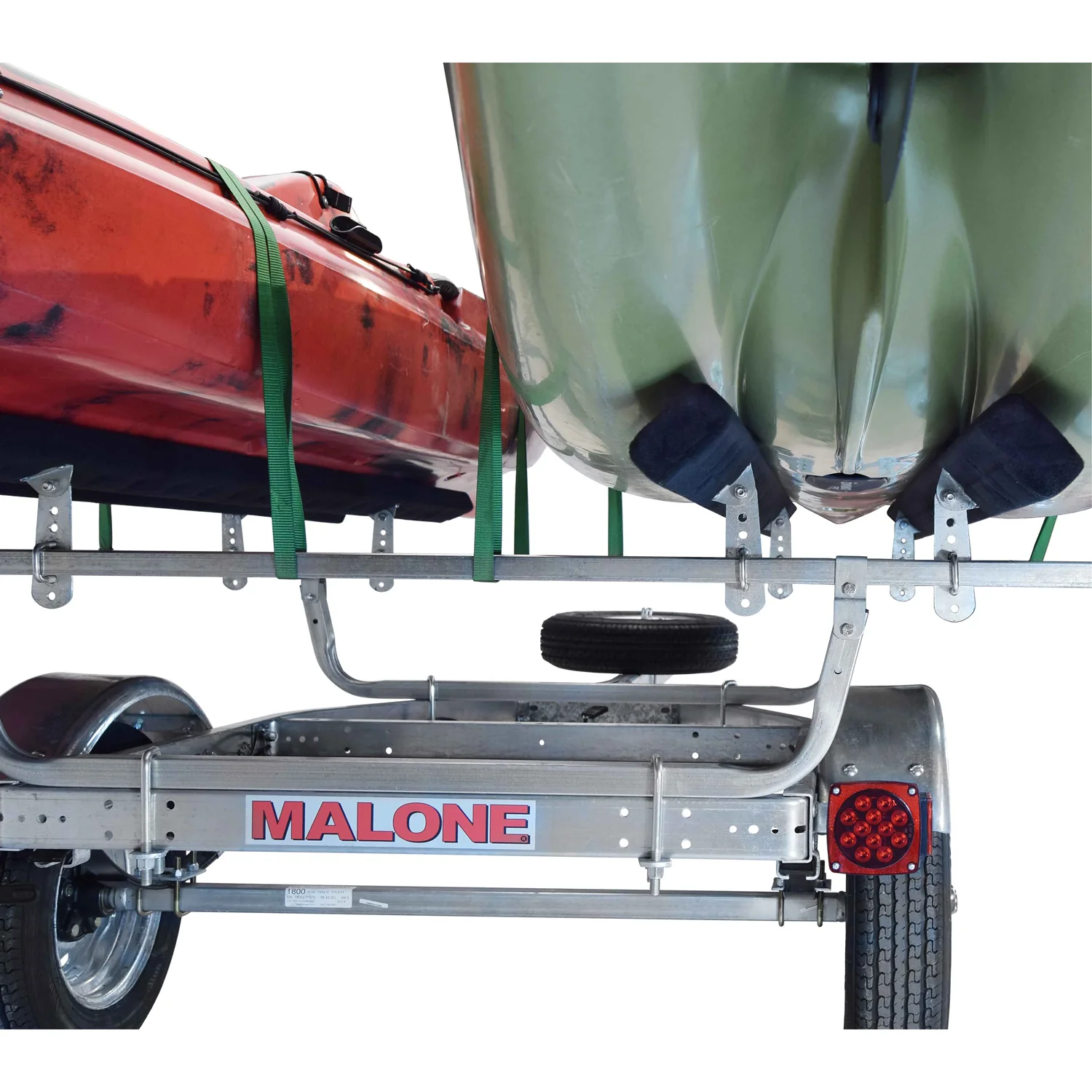 Malone MicroSport 2 Kayak Bunk-Style Trailer Package - MPG461B2 - Image 3