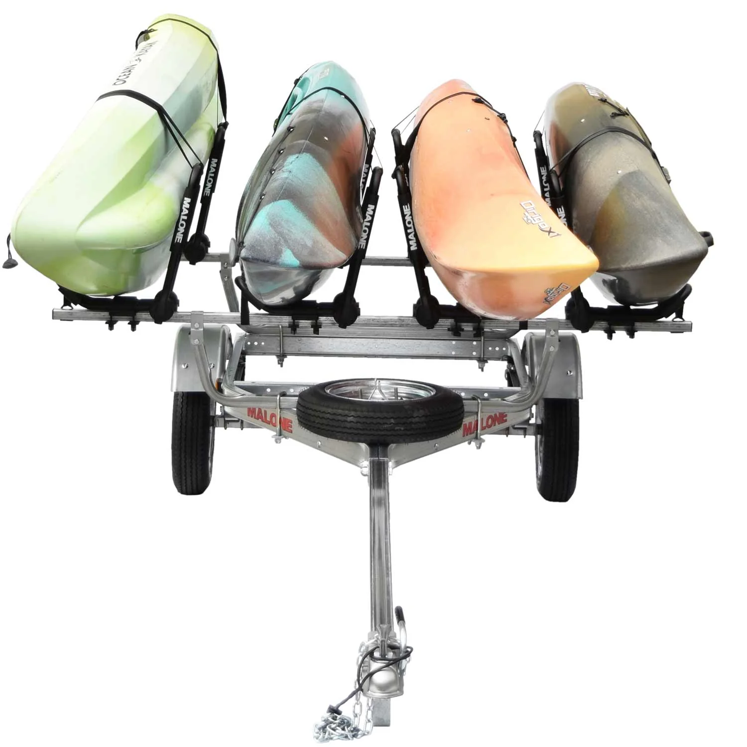 Malone MicroSport 4-Boat FoldAway-J Kayak Trailer Package - MPG462G2 - Image 2