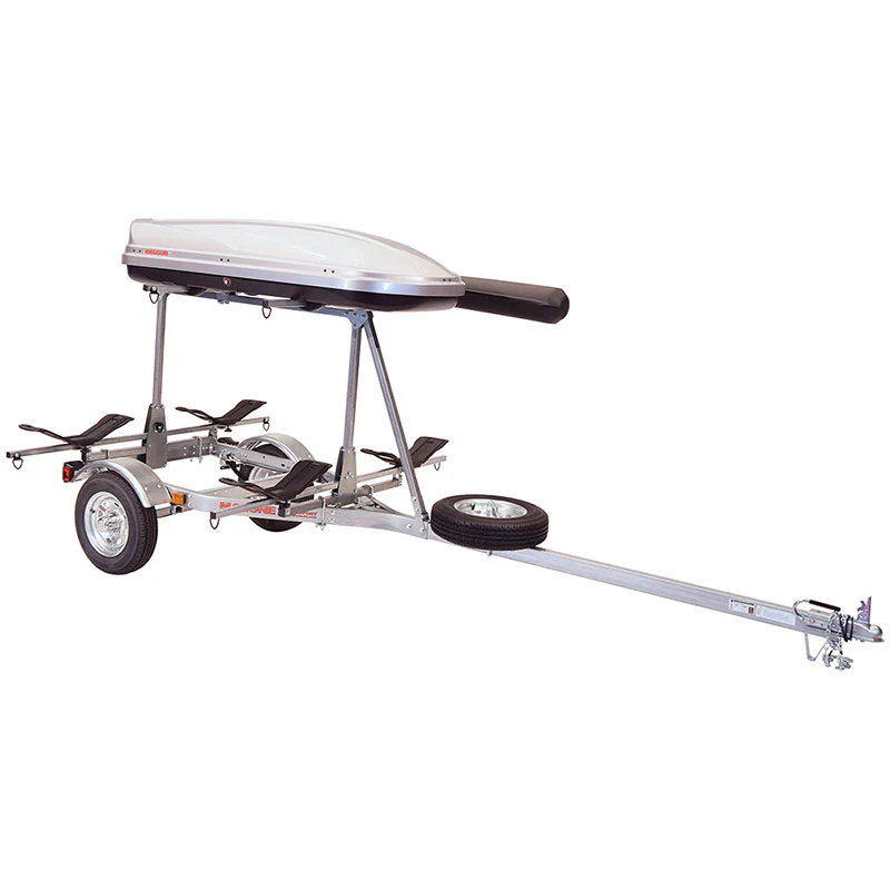 Malone MicroSport LowBed 2-Boat MegaWing Kayak Trailer Package with 2nd Tier - MPG464-LBTM