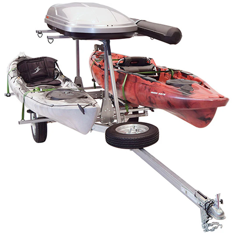 Malone MicroSport LowBed 2-Boat MegaWing Kayak Trailer Package with 2nd Tier - MPG464-LBTM - Image 4