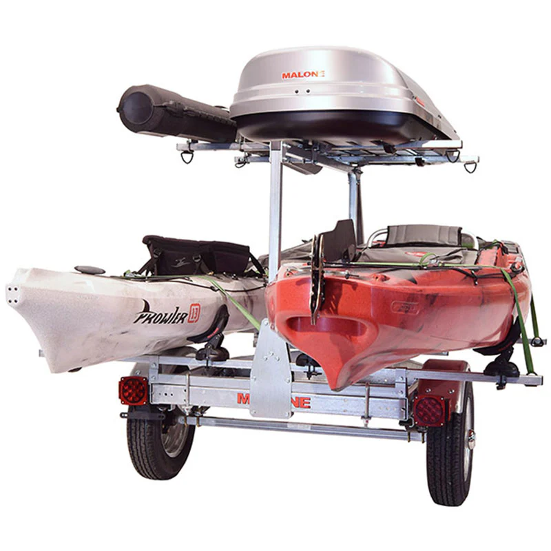 Malone MicroSport LowBed 2-Boat Saddle Up Pro Kayak Trailer Package w/ 2nd Tier - MPG464-LBTS - Image 5
