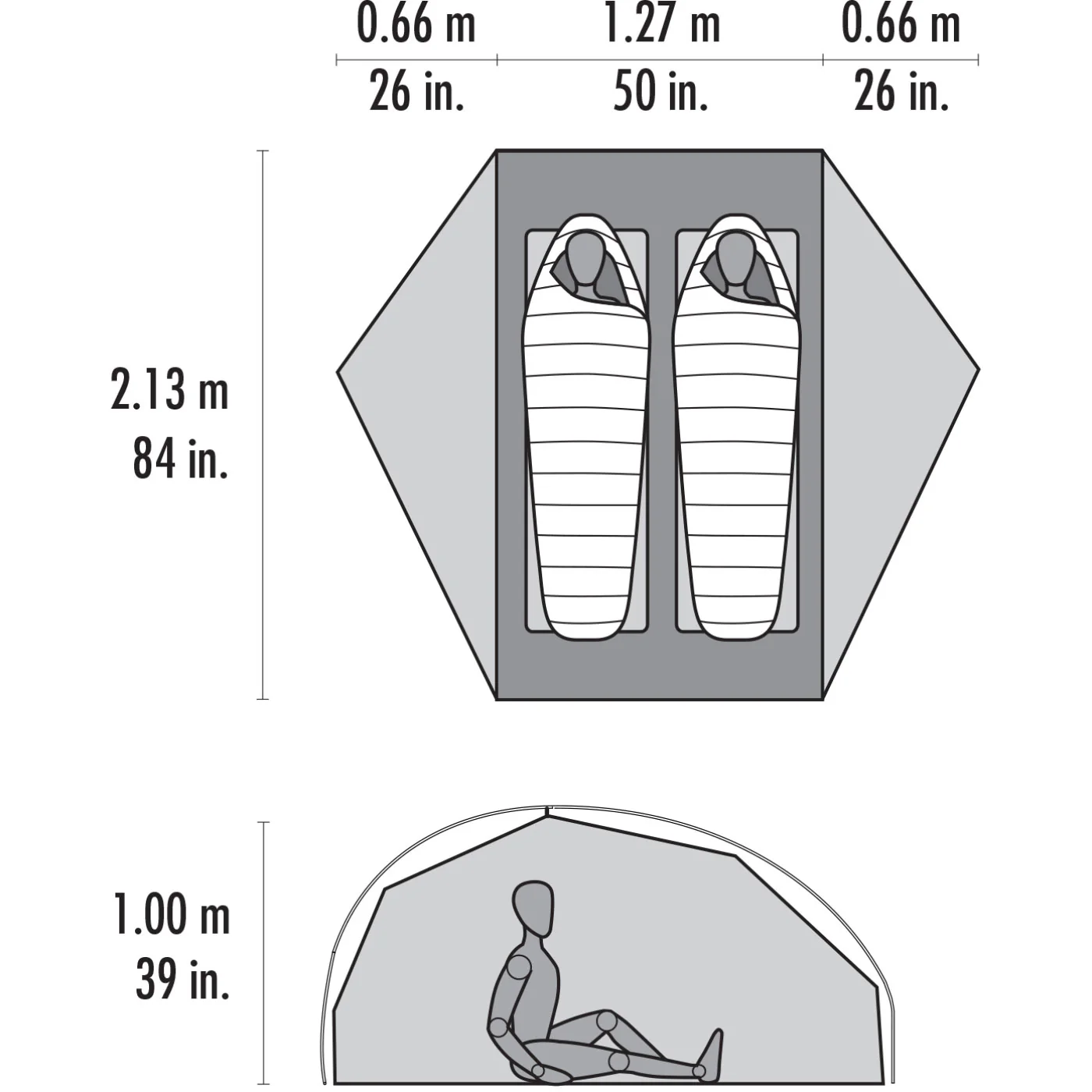 MSR FreeLite 2 Person Backpacking Tent - Image 12