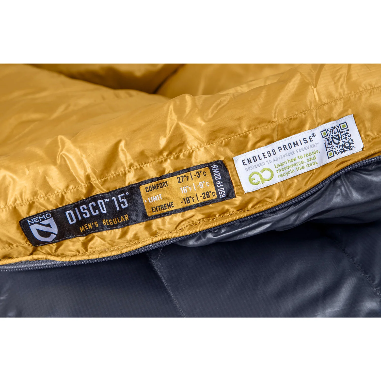 Nemo Men's Disco 15-Degree Endless Promise Down Sleeping Bag - Image 14