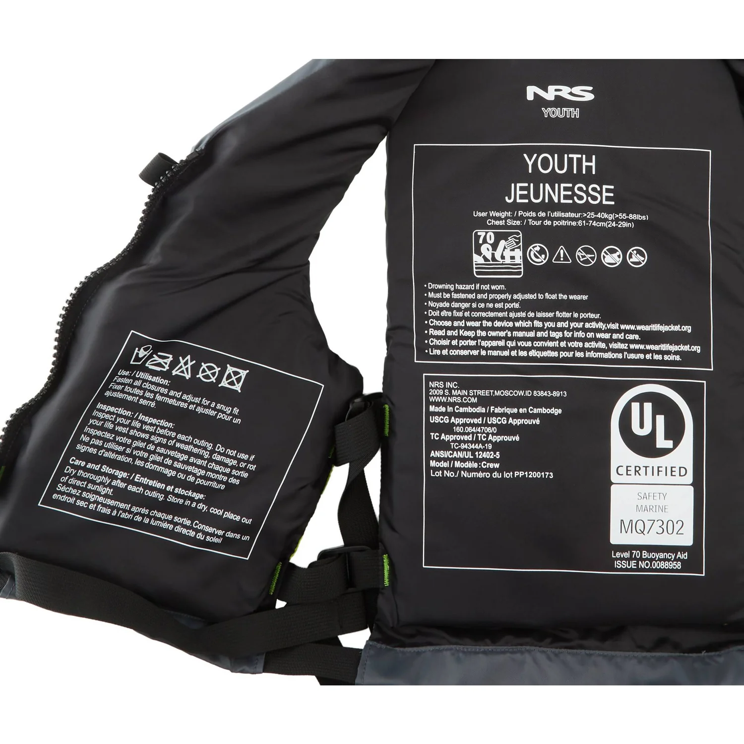 NRS Crew Youth Lifejacket (PFD) - Image 5