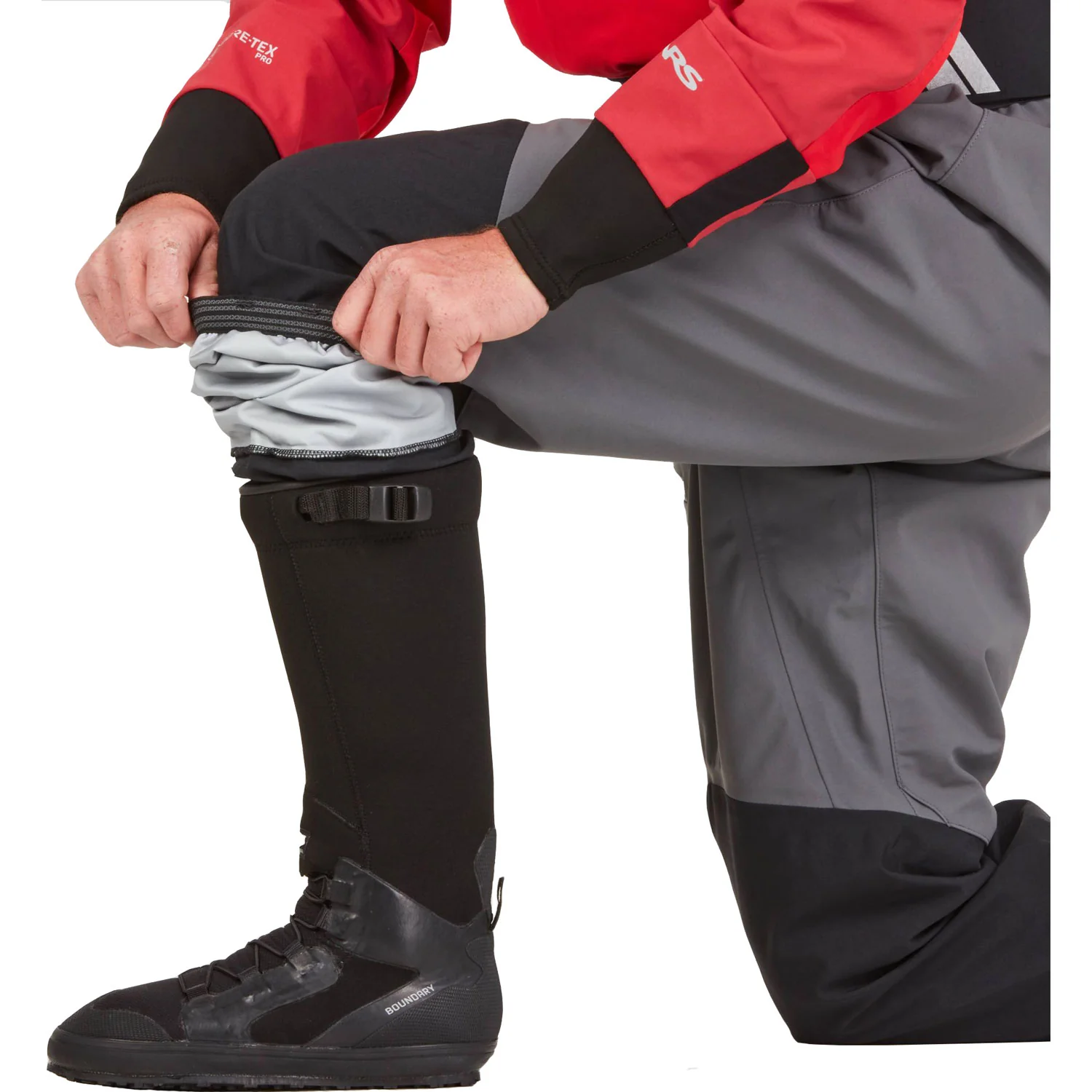 NRS Men's Recoil GORE-TEX Pro Dry Bibs (Closeout) - Image 6