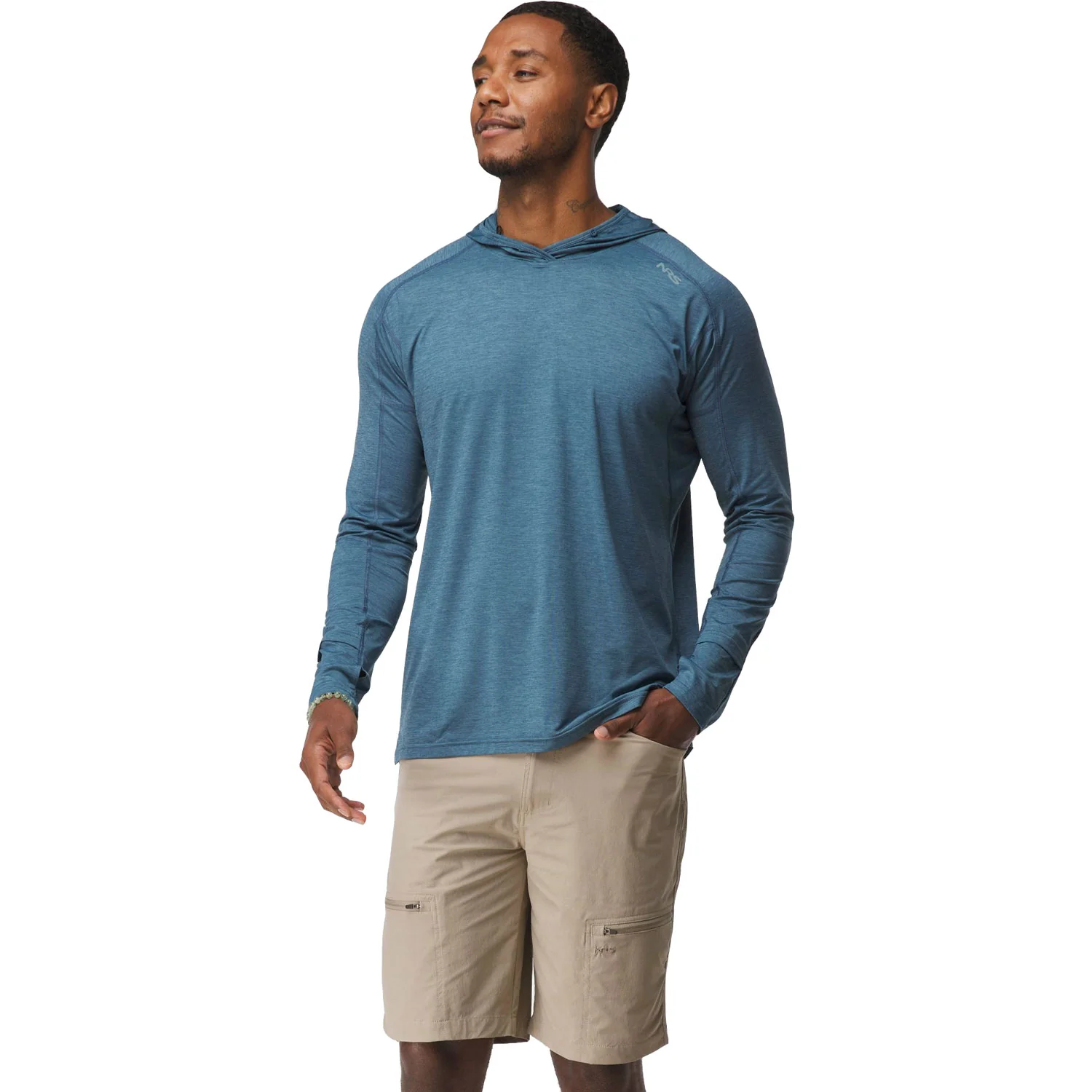 NRS Men's Silkweight Hoodie - Image 11