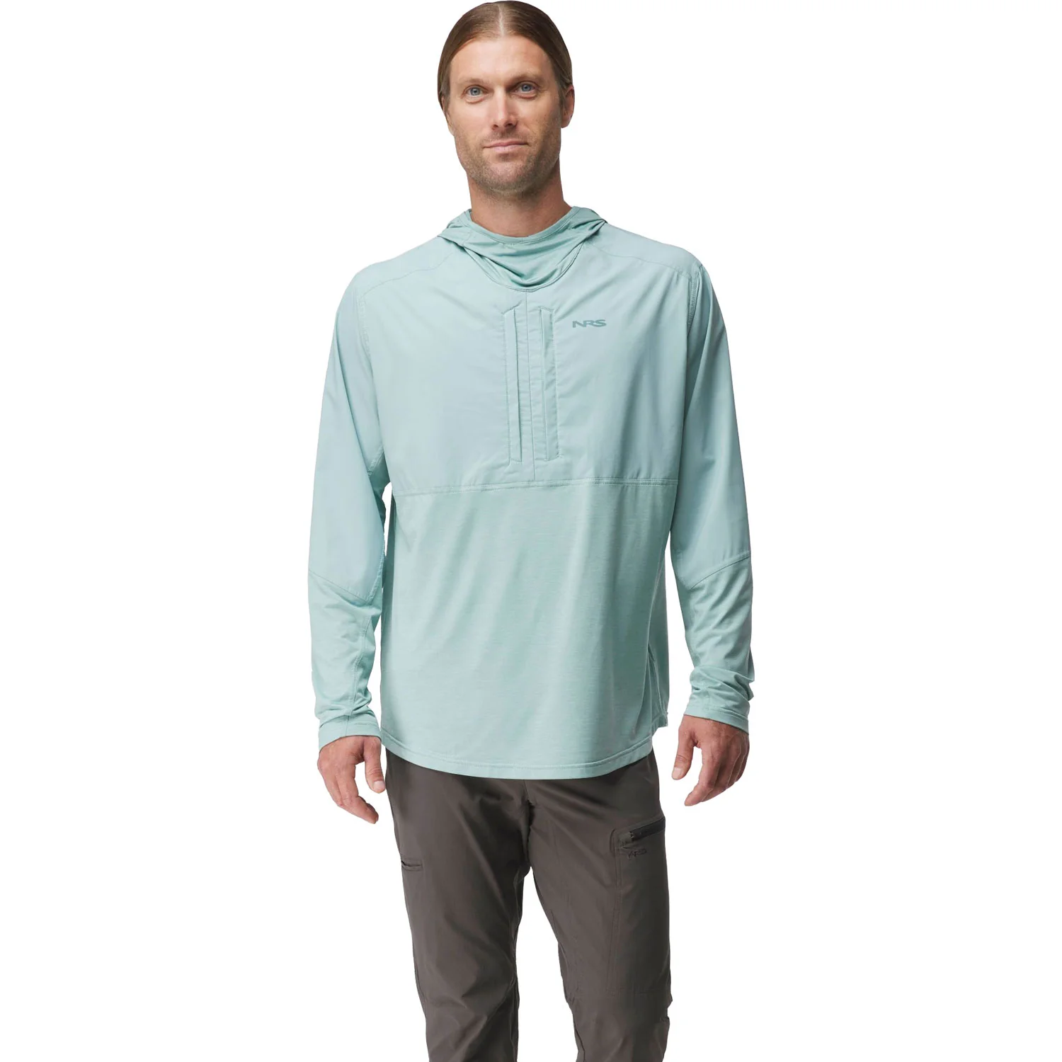NRS Men's Silkweight Hybrid Hoodie - Image 2