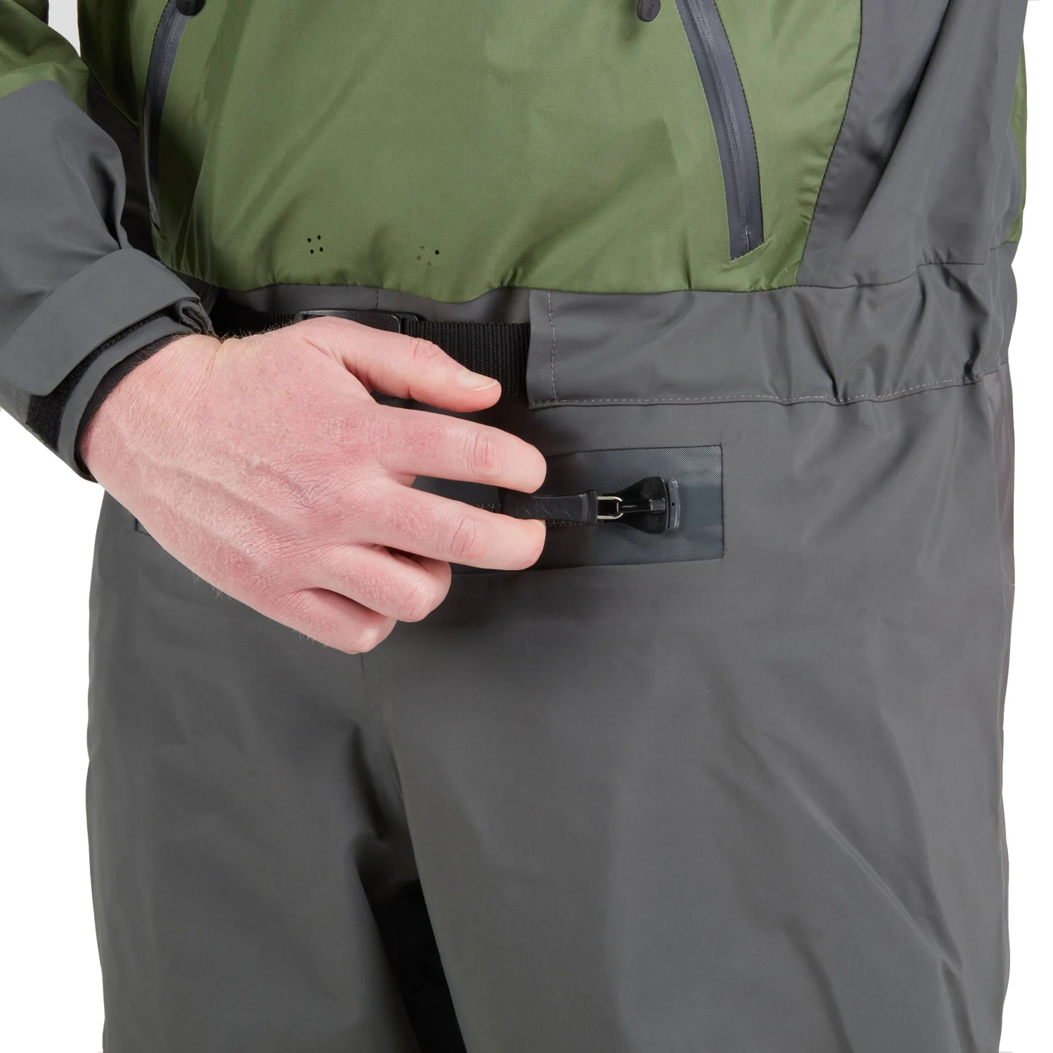 NRS Spyn Fishing Semi-Dry Suit (Closeout) - Image 10