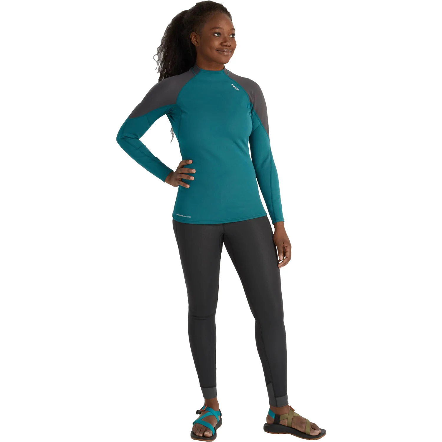 NRS Women's HydroSkin 0.5 Long Sleeve Shirt - Image 3