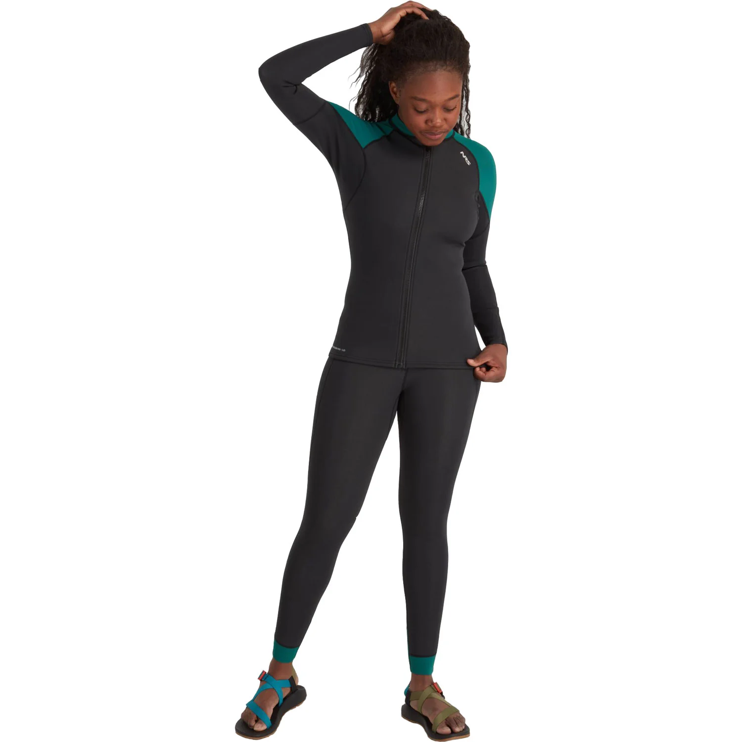 NRS Women's HydroSkin 1.5 Pants - Image 3