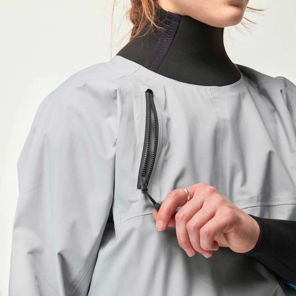 NRS Women's Stratos Semi-Dry Paddling Jacket - Image 8
