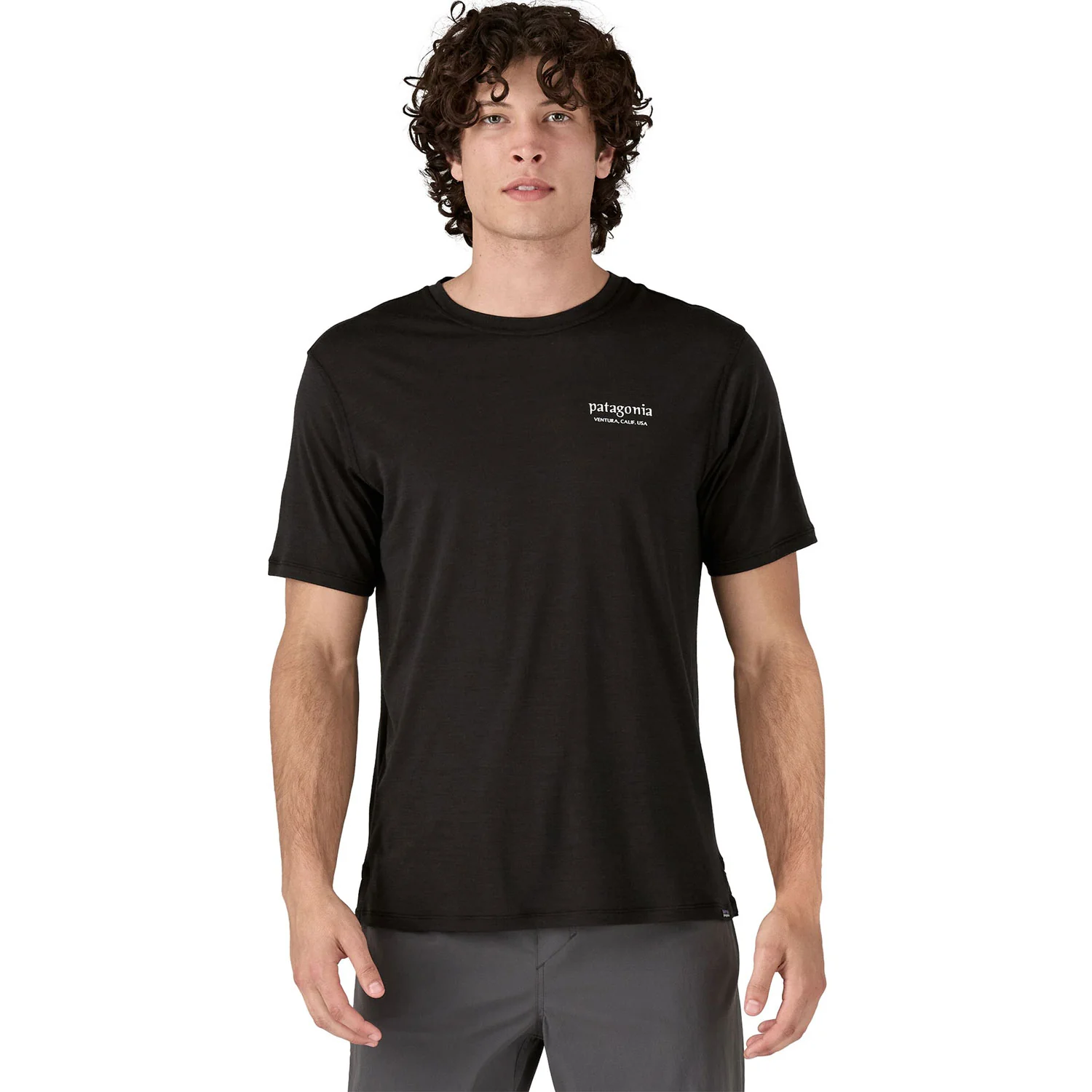 Patagonia Men's Cap Cool Merino Blend Graphic Short Sleeve Shirt - Image 2