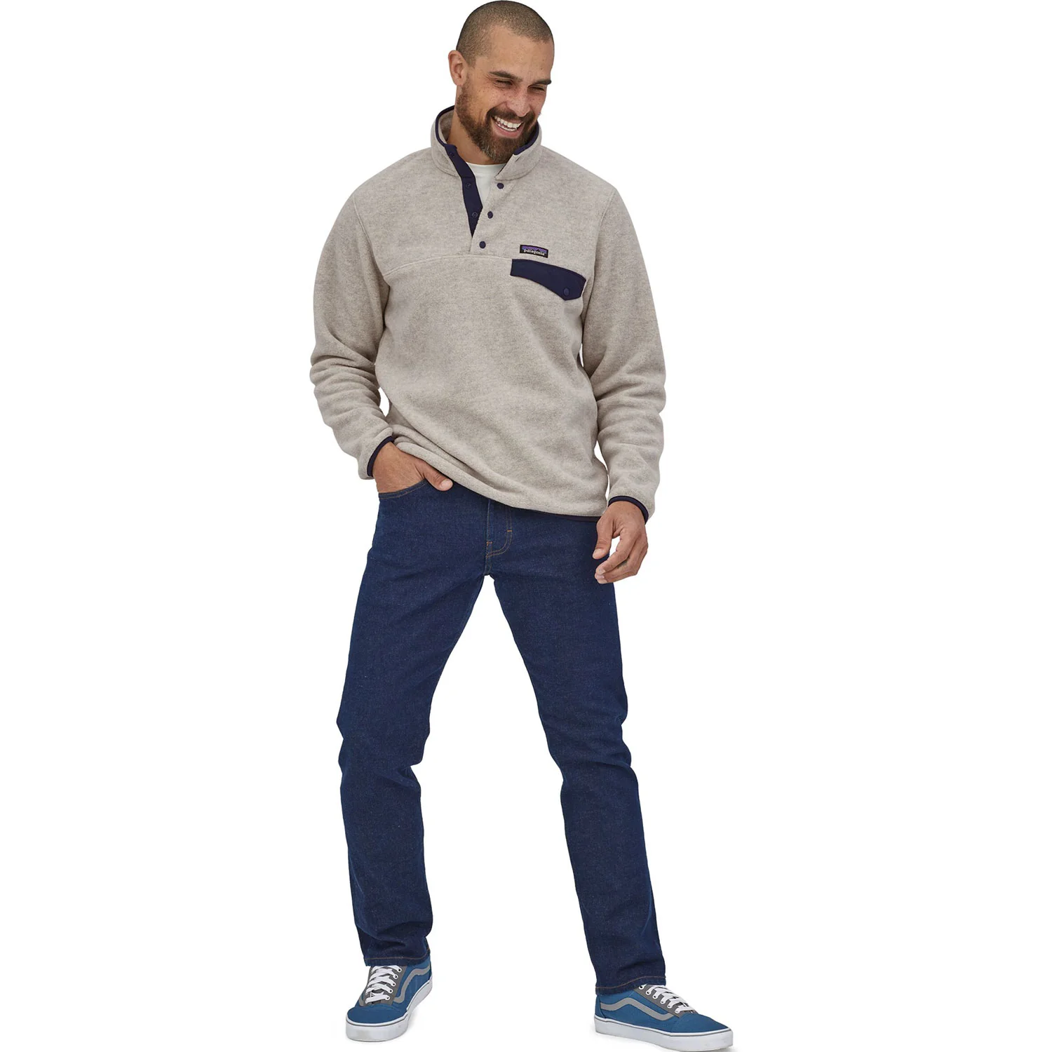 Patagonia Men's Lightweight Synchilla Snap-T Pullover Top (Closeout) - Image 13