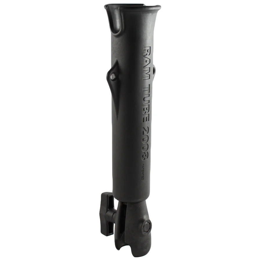 RAM Mounts RAM-TUBE 2008 Fishing Rod Holder with Single Socket Arm