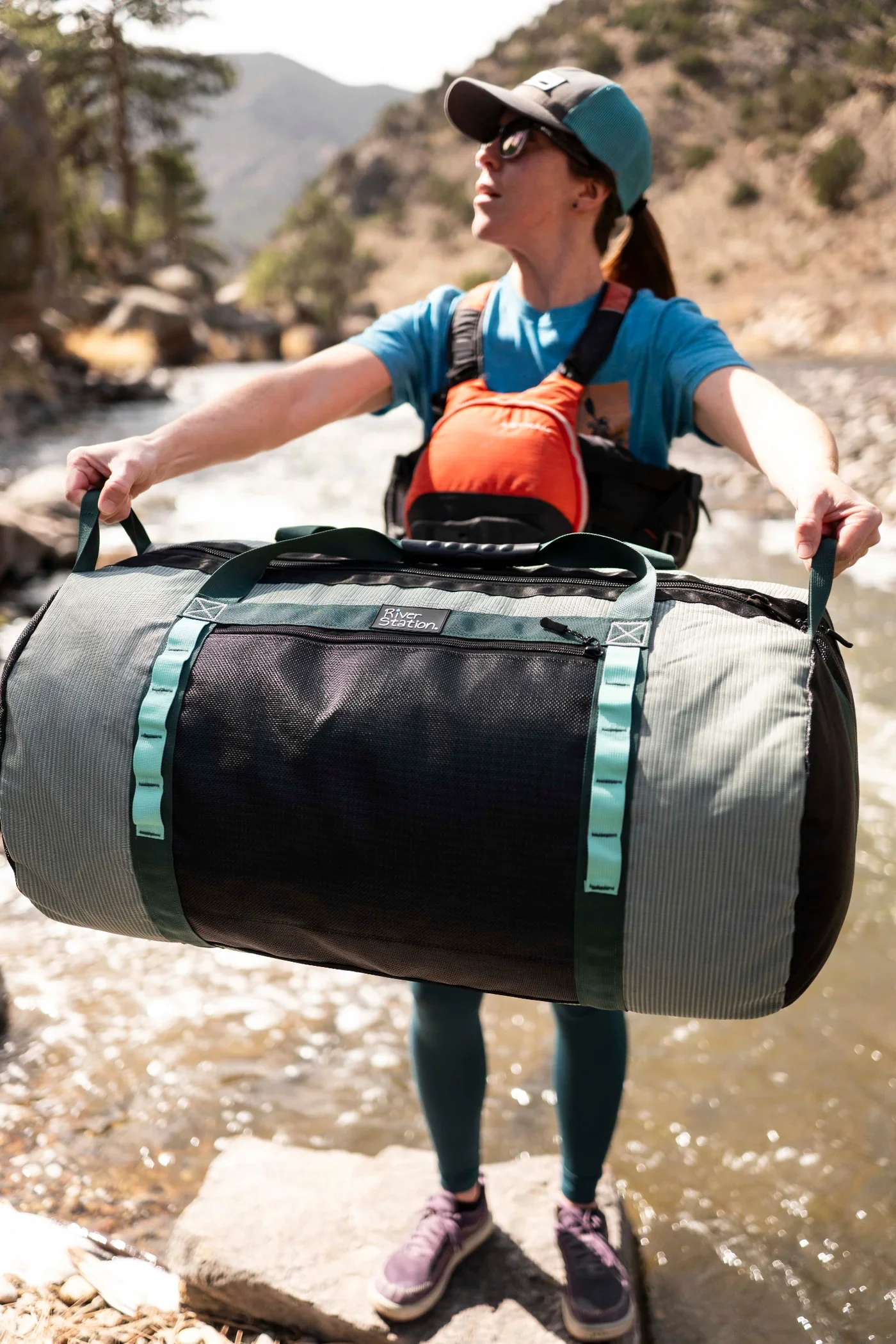 River Station Gear Mesh Duffel Large - Image 5