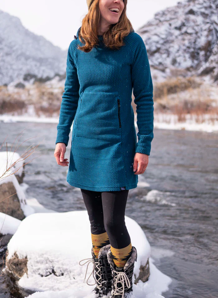 River Station Gear Z - Fleece Hooded Dress - Image 5