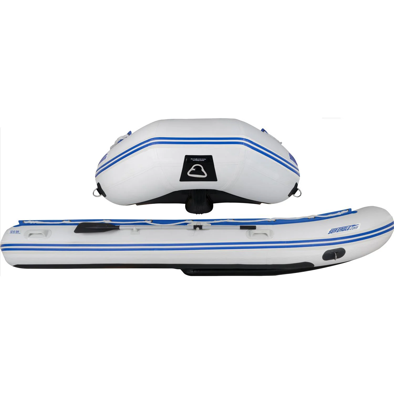 Sea Eagle 12'6 Sport Runabout Drop Stitch Inflatable Raft Deluxe Package - Image 2